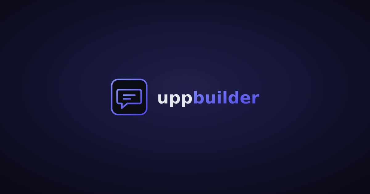 uppbuilder: App beschreiben, laufende App bekommen